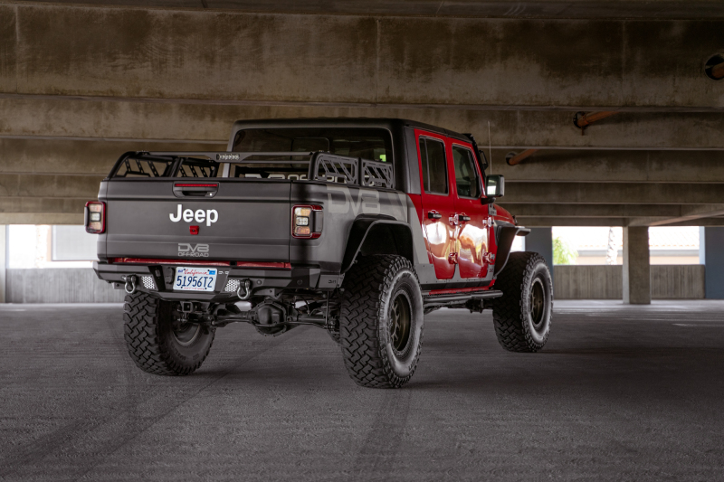 Jeep Gladiator JT Rear Bumper - DV8 Offroad - MTO Series - Micro-texture black - `20-`23